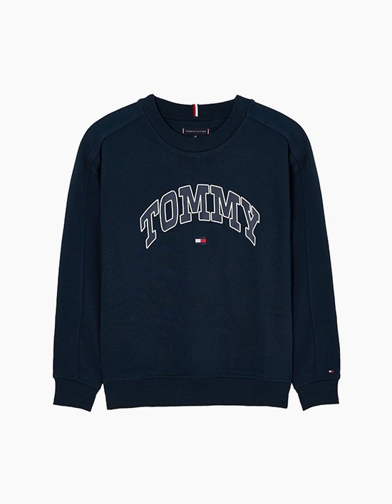 [타미힐피거 키즈] 레이즈 프린트 스웨트 셔츠 DARK NAVY