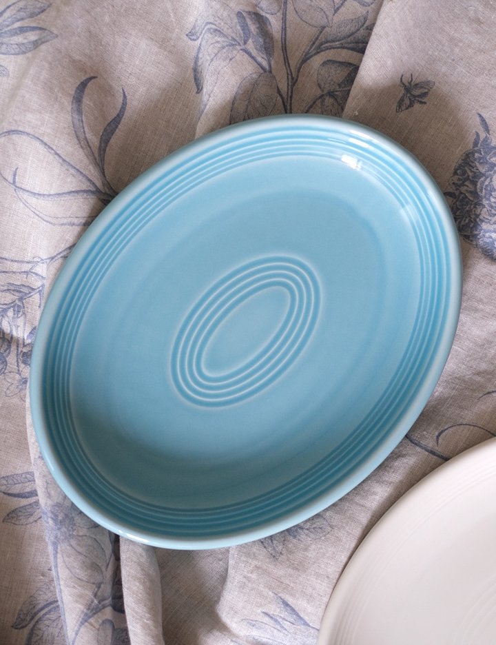 [미노항 코리아] 코요 오빗 오벌 플레이트 스카이 2P set