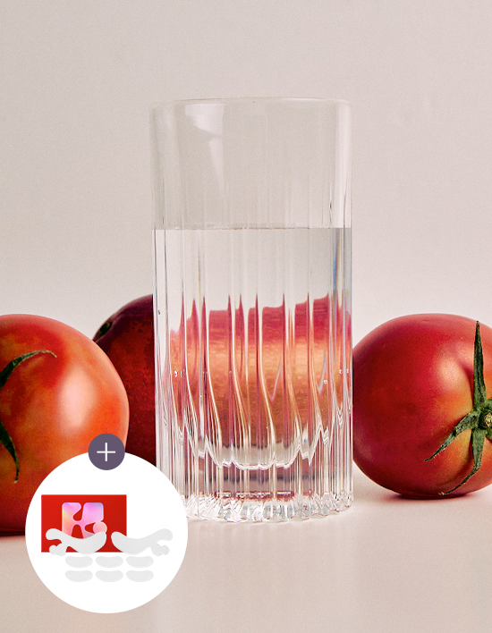 [올킨스] 크리스탈 실리콘 글라스 하이볼 컵/잔 (370ml)