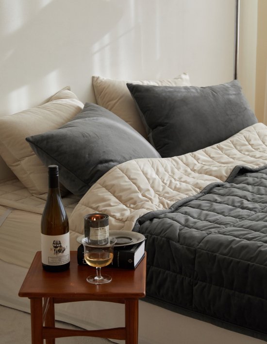 [마틸라] 윈터호텔 양면 라이트 극세사 차렵이불세트(SS/Q/K) 15종(택1)