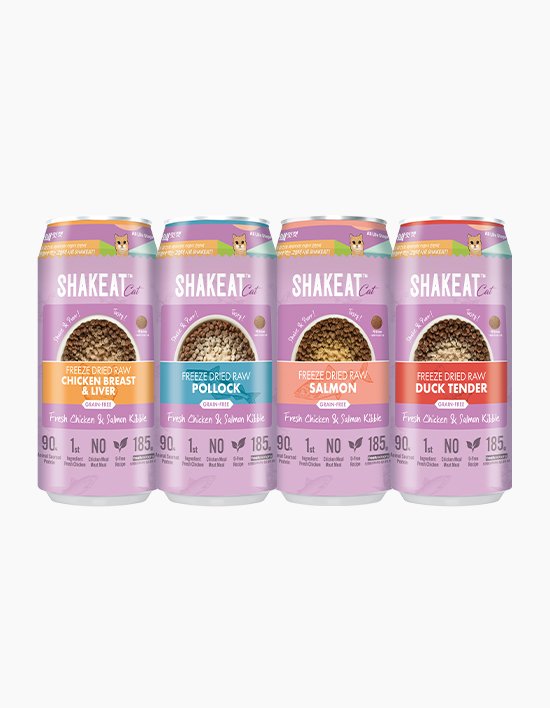 [쉨잇] 흔들어먹는 고양이 동결건조 사료 185g x 3개 4종 (택1)