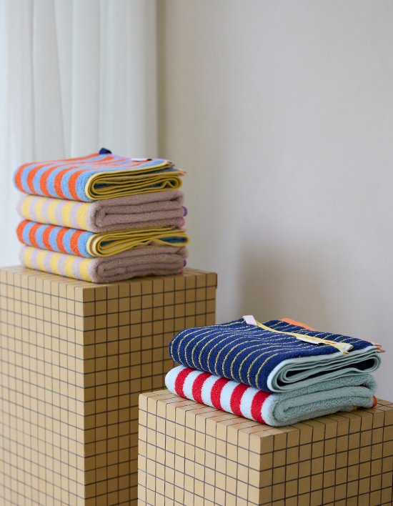 [키리키리리빙] (NEW) 스트라이프 수피마 수건 260g 6종(택1)