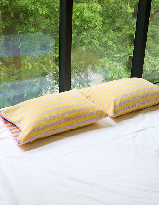 [키리키리리빙] 런던모닝 수피마 베개커버 350g (단품)