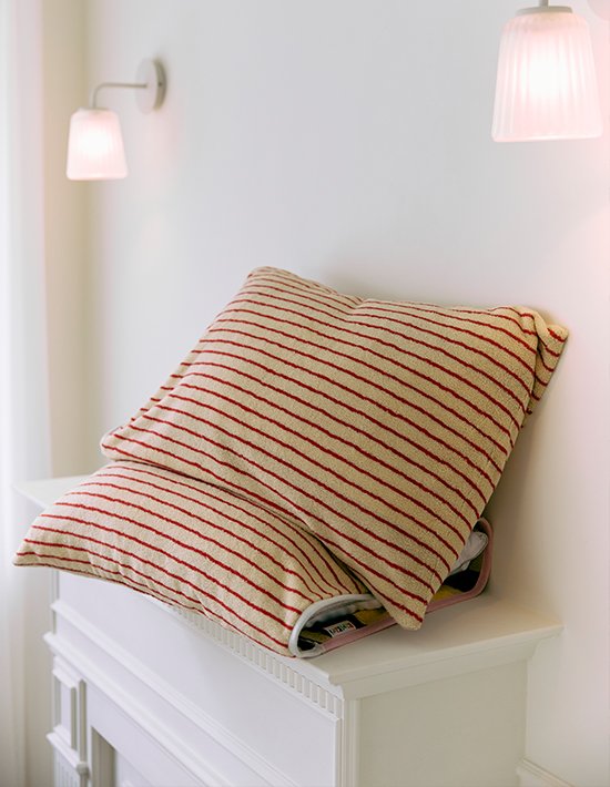 [키리키리리빙] 레드벨벳 수피마 베개커버 350g (단품)