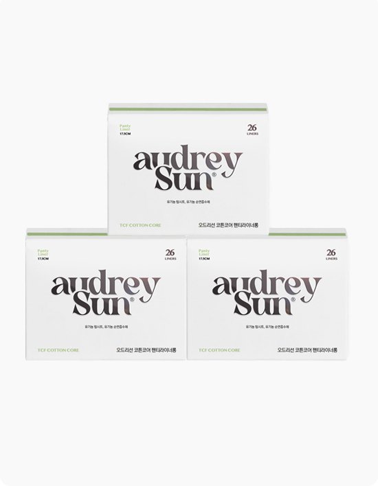 [오드리선] TCF 라이너 26매 3팩 (단품)