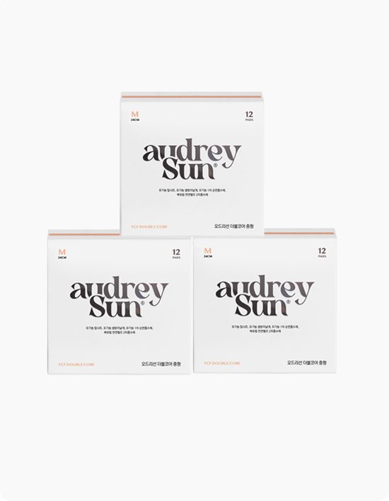 [오드리선] TCF 중형 12매 3팩 (단품)