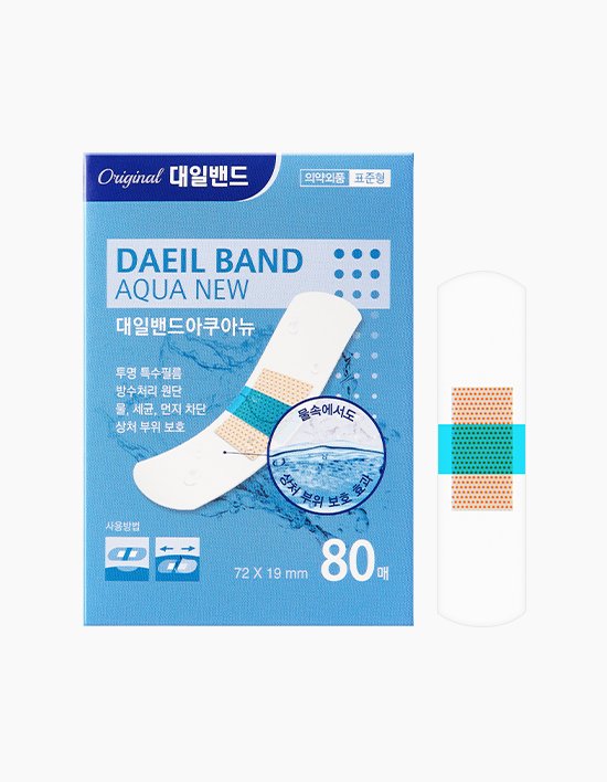 [대일밴드] 아쿠아뉴 방수밴드 표준형 80매