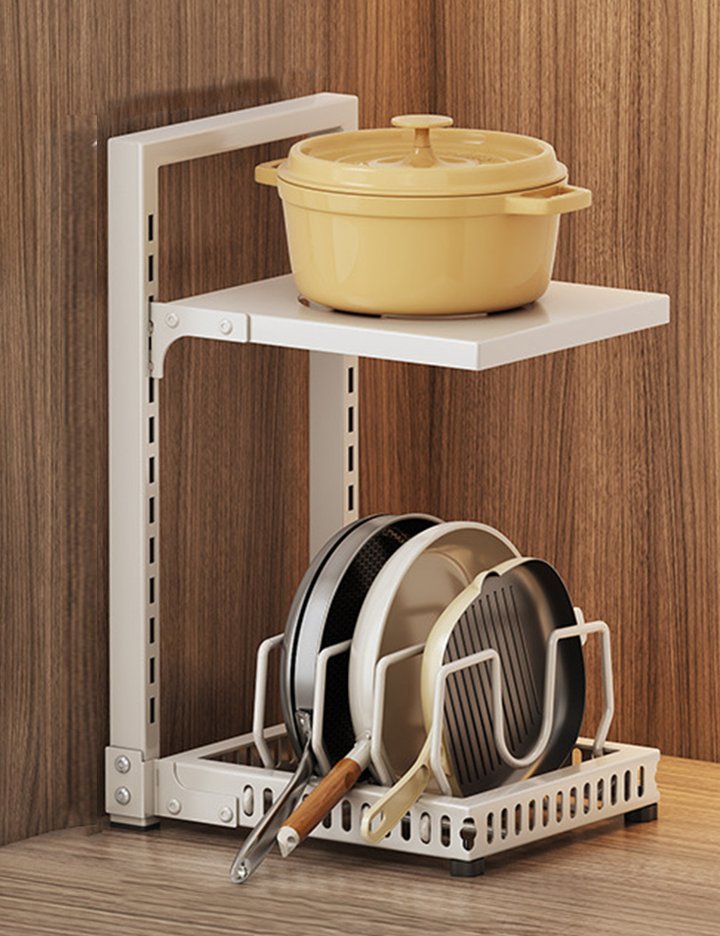 [홈비] 높이 조절 냄비 후라이팬 정리대 6종 (택1)