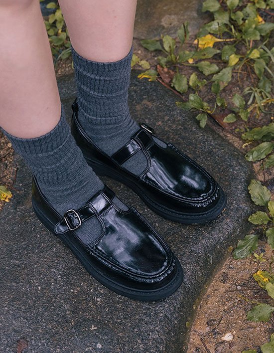 [에펠클래식](주문제작상품) 베를린 로퍼 블랙  2.5cm