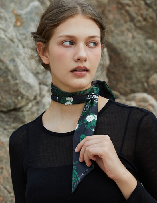 [아나메종] 셀프리스 시티 실크 트윌리스카프 (셀프리스 시티)