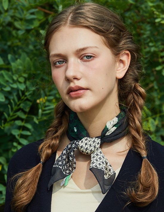 [아나메종] 셀프리스 시티 실크울 쁘띠스카프 (셀프리스 시티)