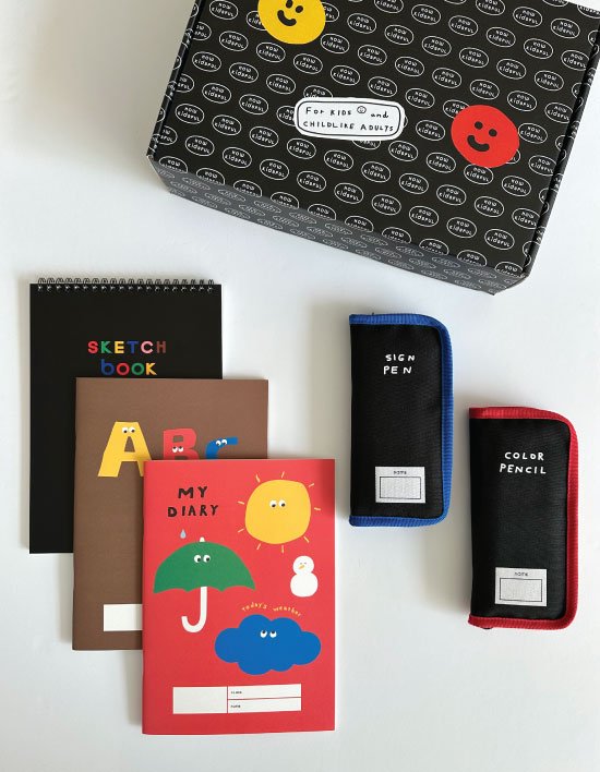 [하우키즈풀] 어린이날 선물세트 (문구 4종) 2종 (택1)