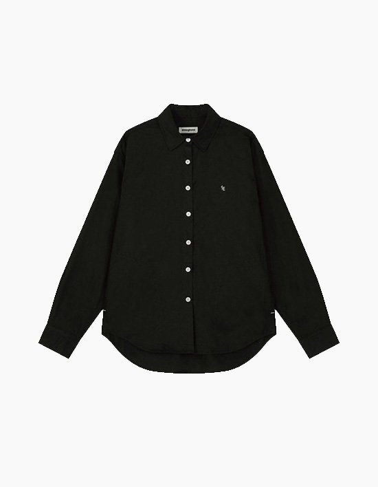 [이너프원] 포켓 셔츠 블랙