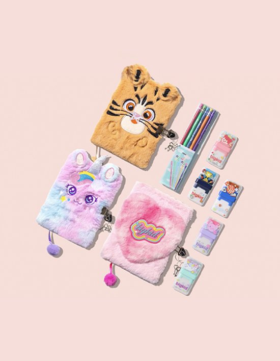 [빅키드] 시크릿 퍼다이어리 연필 지우개 세트 3종 (택1)