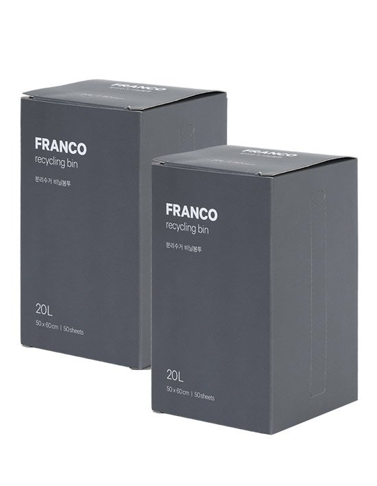 [프랑코] 분리수거 비닐봉투 (50매X2입) 3종 (택1)