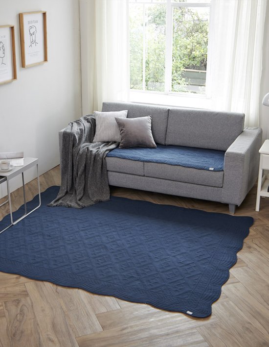 [한일카페트] 노마드 순면 워싱 스프레드 겸 카페트 200x230cm