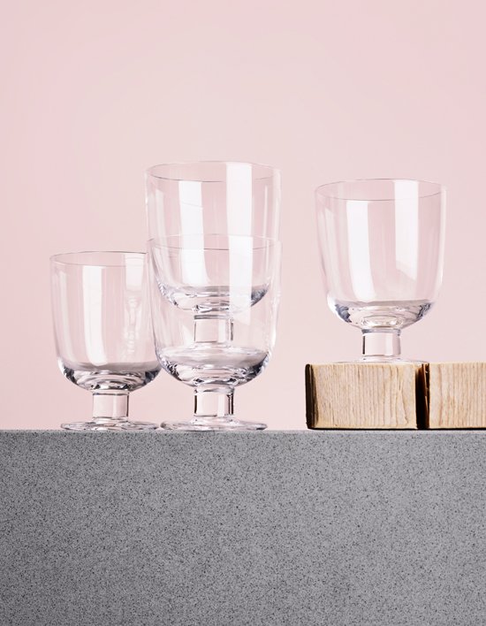 [이딸라] 렘삐 유리잔 340ml 4개 (세트)