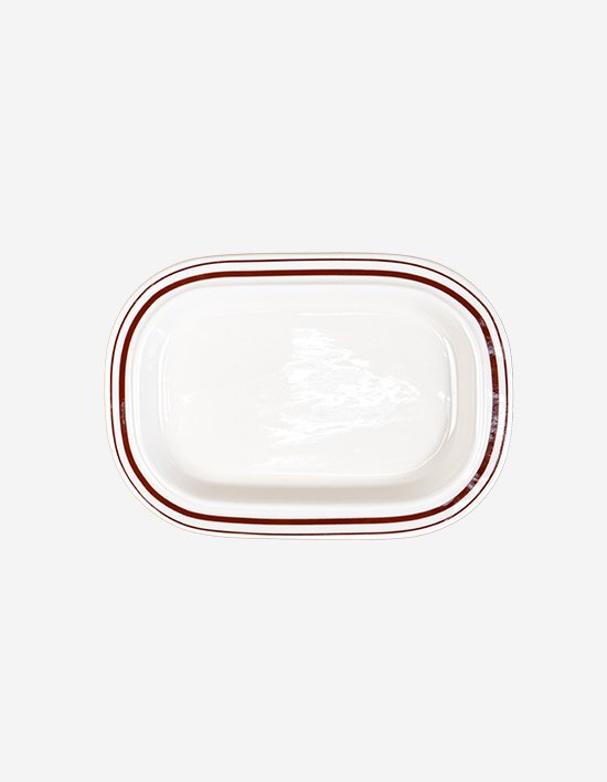 [시라쿠스] 메이플 밴드 브라운 피클접시 20cm (밴드 브라운)