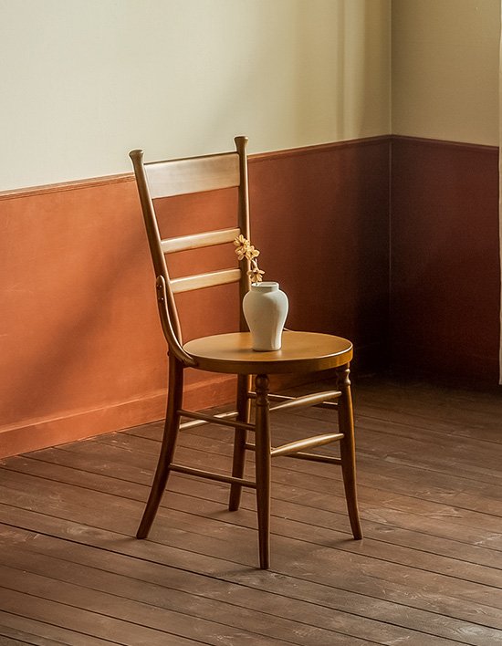 [장미맨숀] 벨라 원목 카페 식탁 의자 01