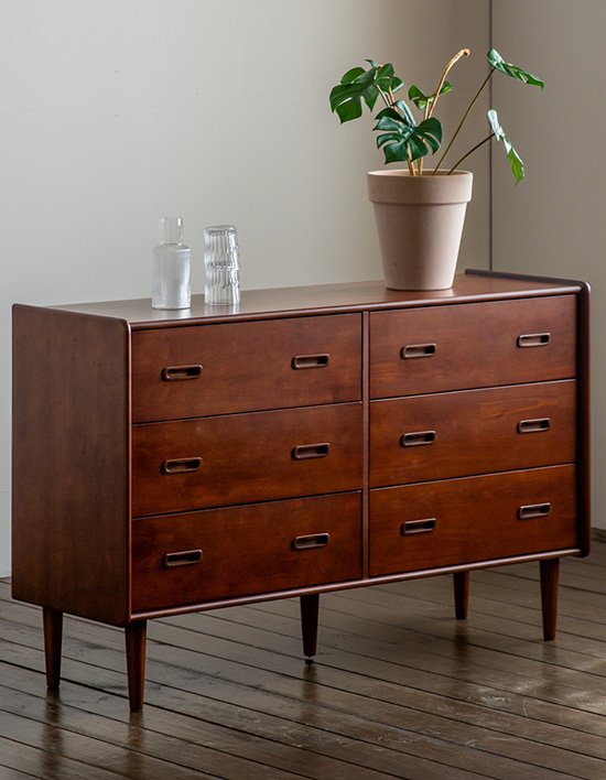 [장미맨숀] 리브 원목 서랍장 02 와이드 2종 (택1)