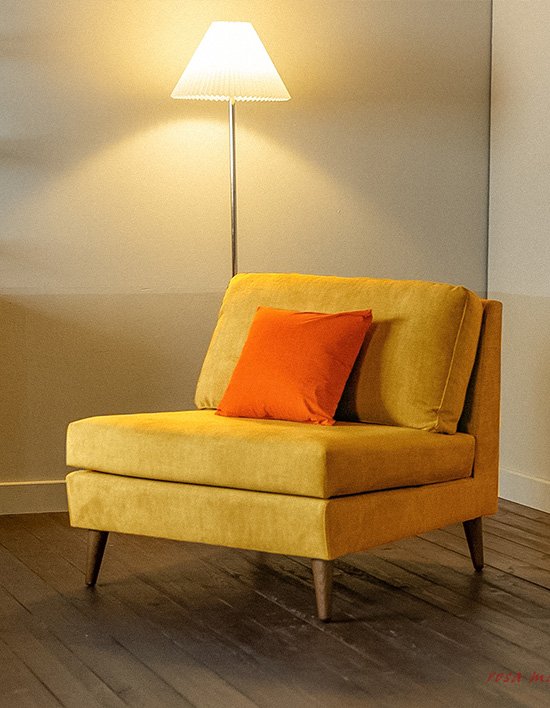 [장미맨숀] [제작상품] 클로이 패브릭 소파 (1인용) 10종 (택1)