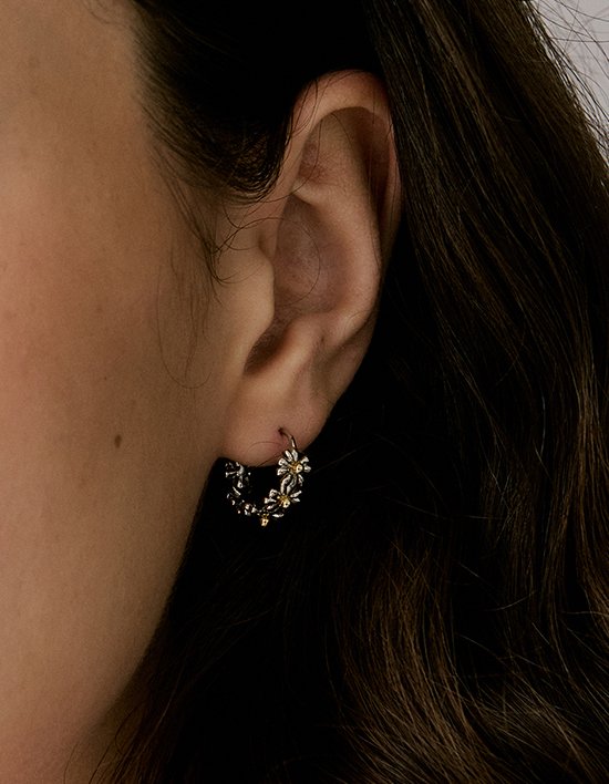 [빈티지헐리우드] 미니 데이지 가든 링 귀걸이