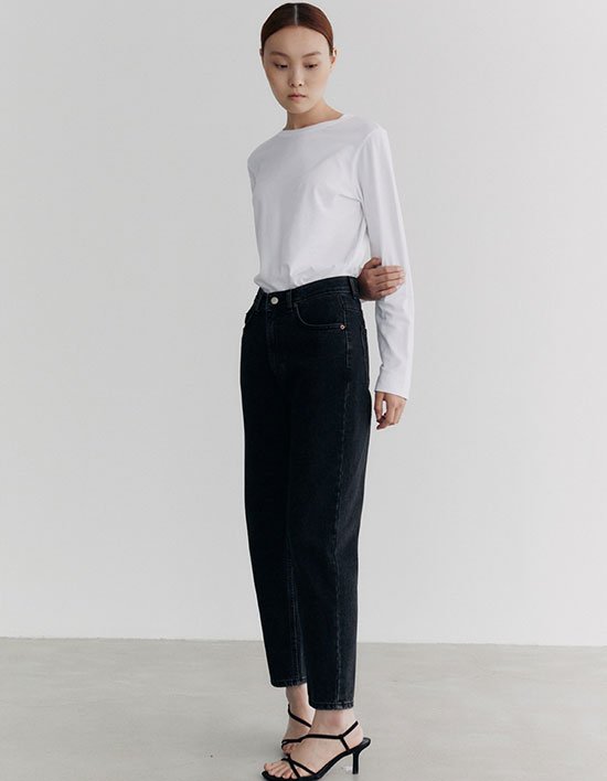 [38컴온커먼] 20AU 라운드 티셔츠 (화이트)