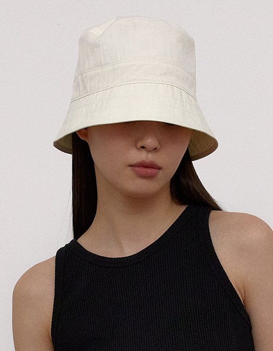 [38컴온커먼] 코튼 버킷 햇 (아이보리)