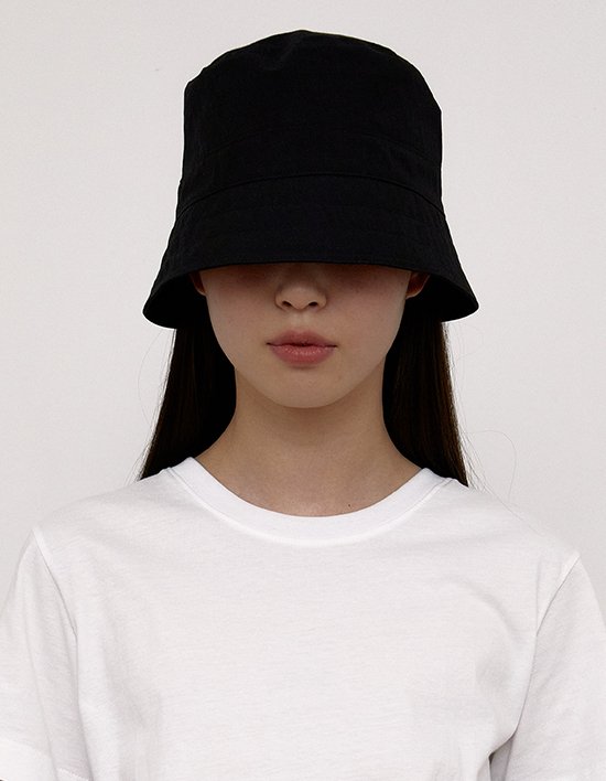 [38컴온커먼] 코튼 버킷 햇 (블랙)