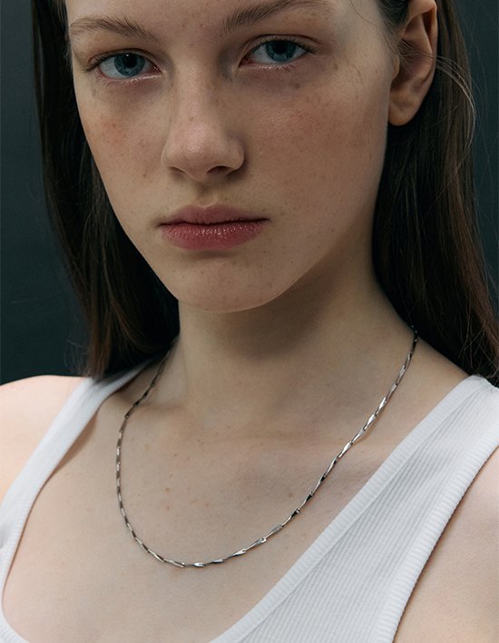 [빈티지헐리우드]프리즘 체인 목걸이