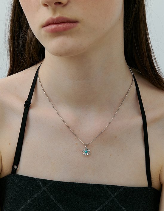 [빈티지헐리우드]데이지 블룸 가든 목걸이