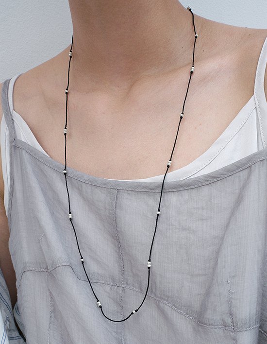 [먼데이에디션] 사라스 보헤미안 목걸이 - 블랙