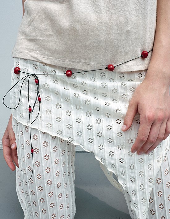 [먼데이에디션] 레드 베리 랩 벨트