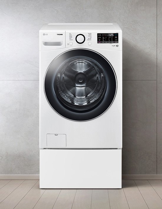 [LG전자] LG 트롬 세탁기+미니워시 (F24WDWP+FX4WC)