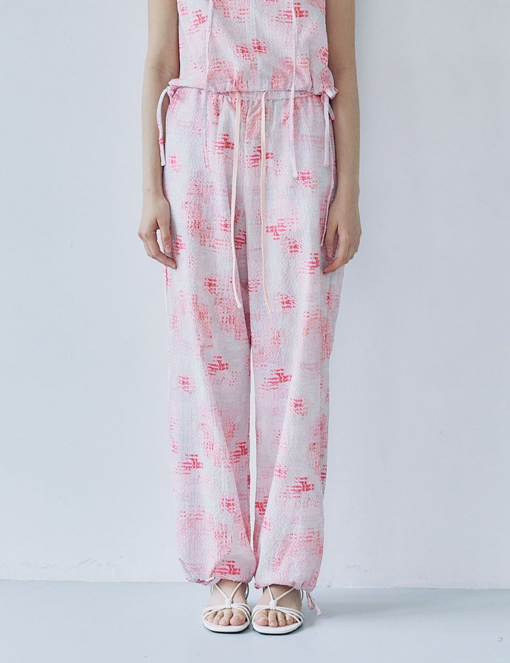 [리즘] 플로렛 올데이 밴딩 팬츠 - 핑크 (Pink)