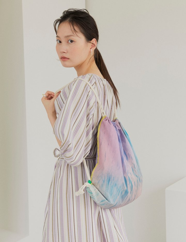 [리즘] 멀티 컬러 스트링 백 (Multi)